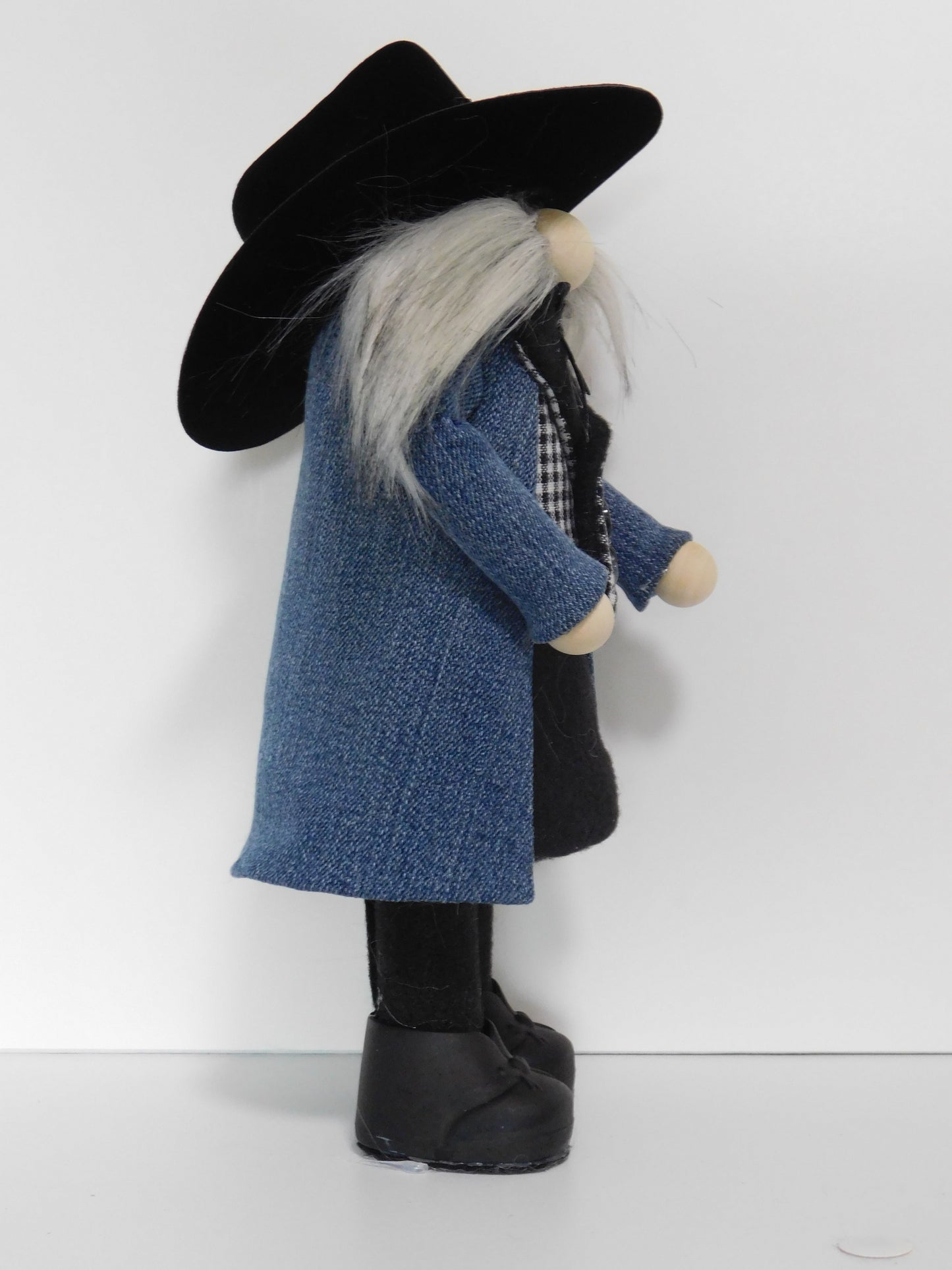 Gnome, Cowboy Gnome, Cowboy Gnome w/Denim jacket, Sheriff gnome, Country Gnome, Gnome Decor, Western Gnome, Sheriff Gnome