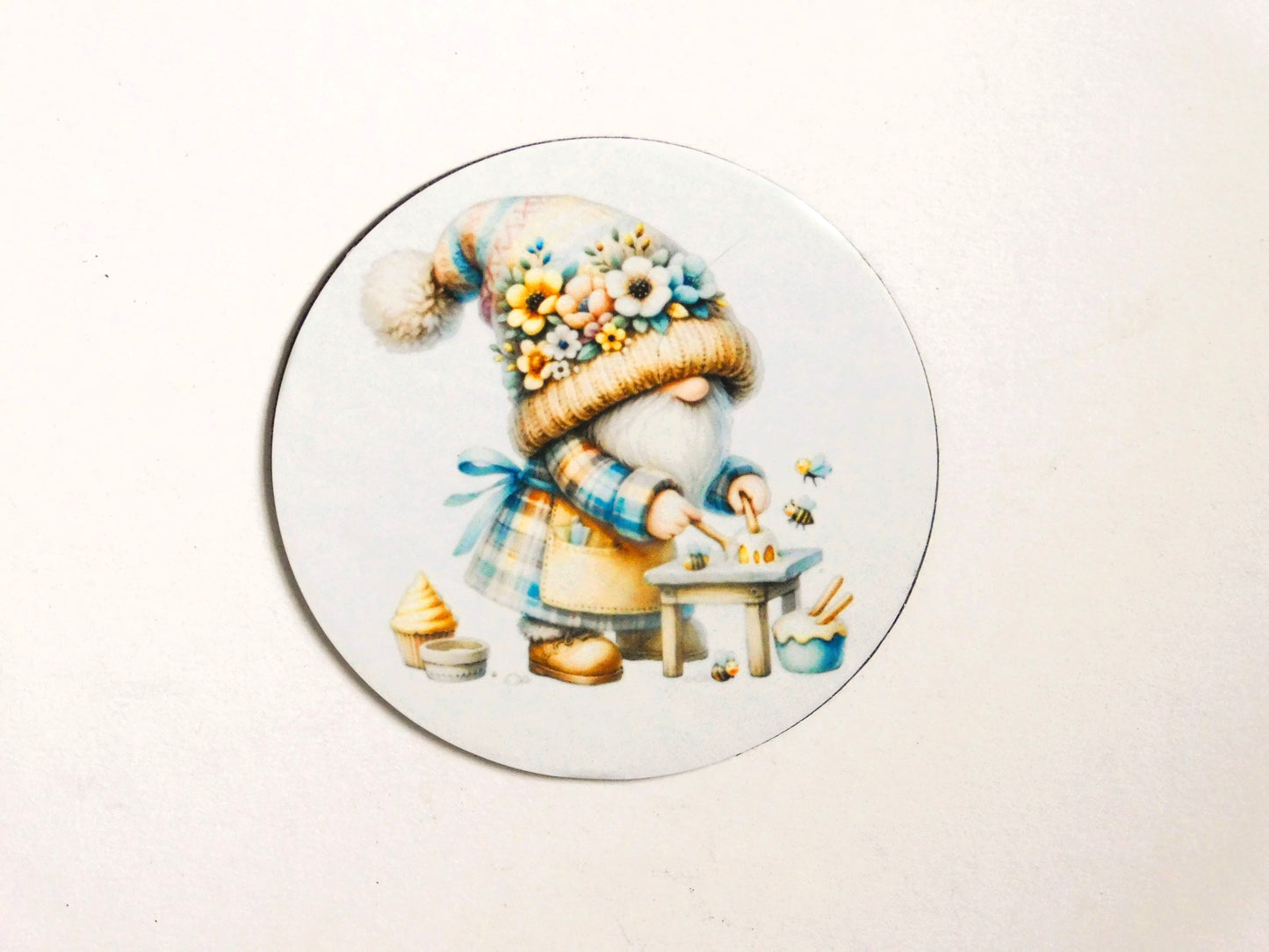 Magnet, Pastry Chef Gnome Magnet, Pastry Chef Gnome,