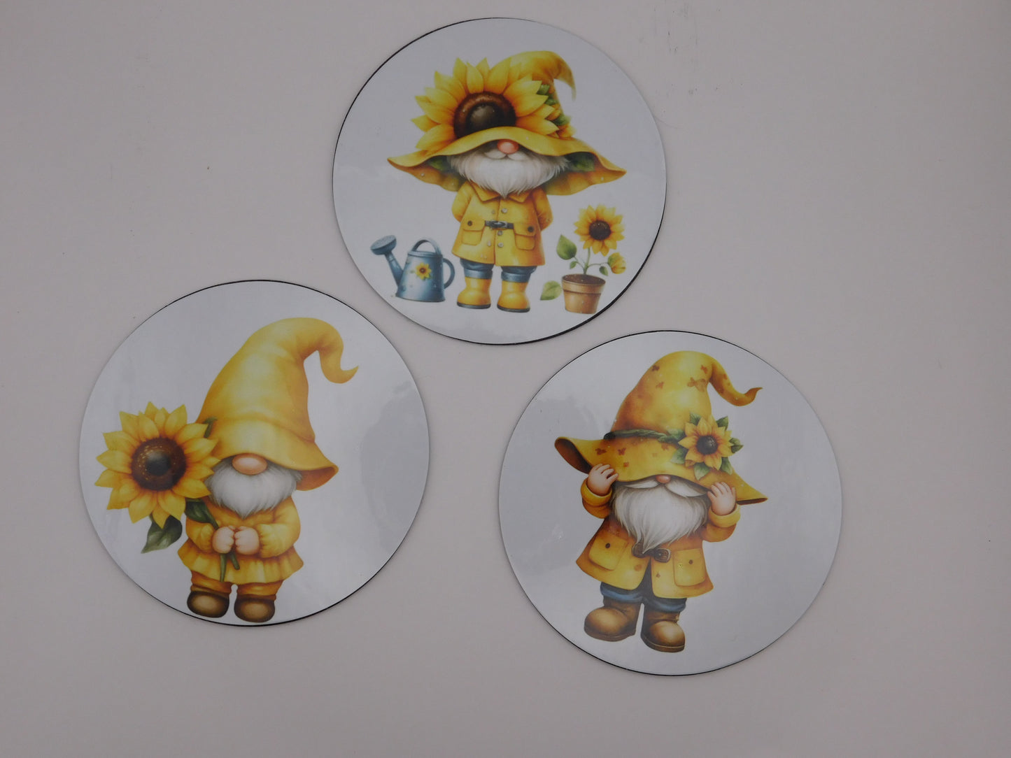 Magnet, Gnome Magnet, Sunflower Gnome Magnet, Sunflower Sublimation Gnome Magnet