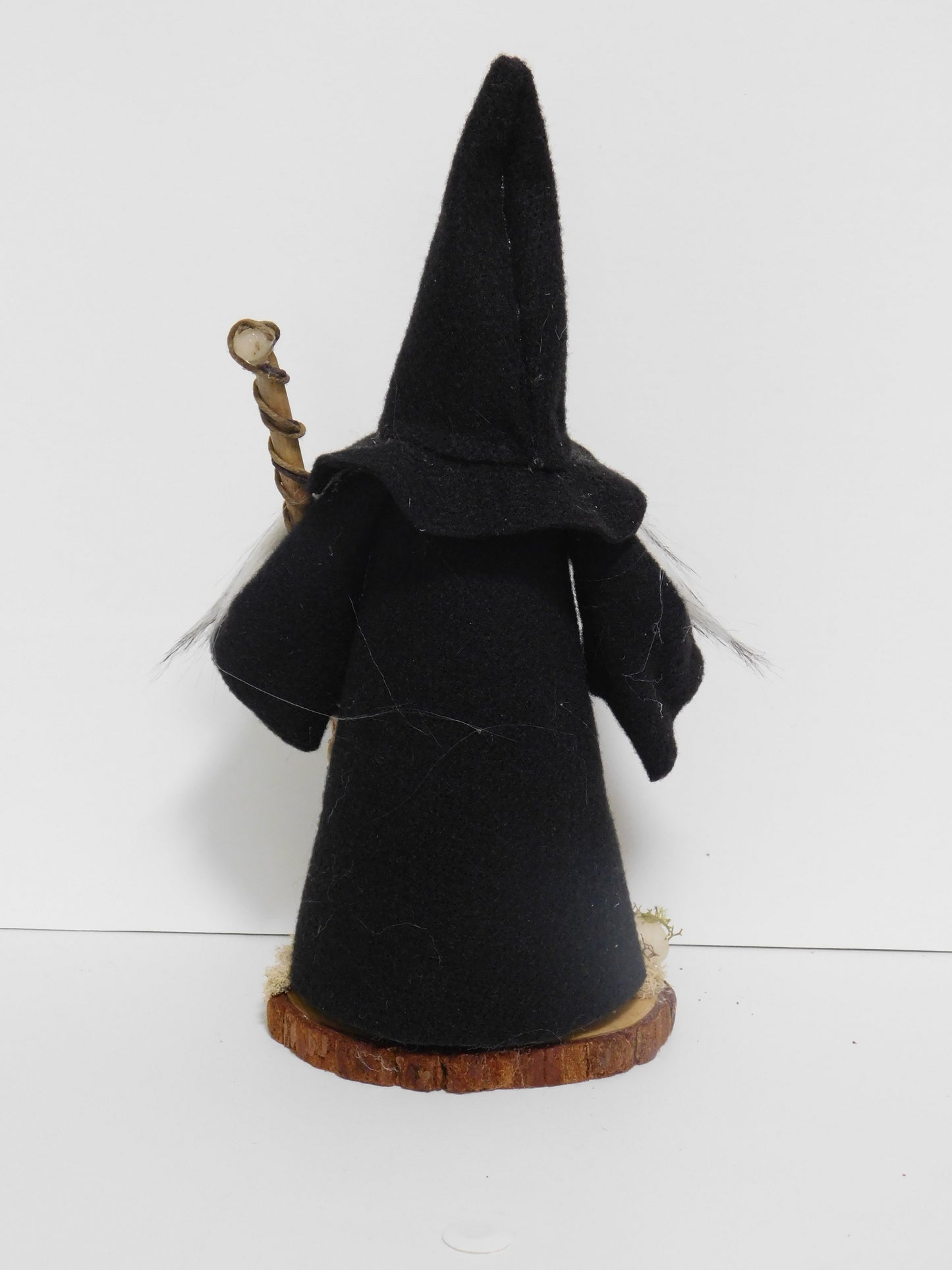 Woodland Wizard Gnome, Wizard Gnome, Black Wizard, Gnome