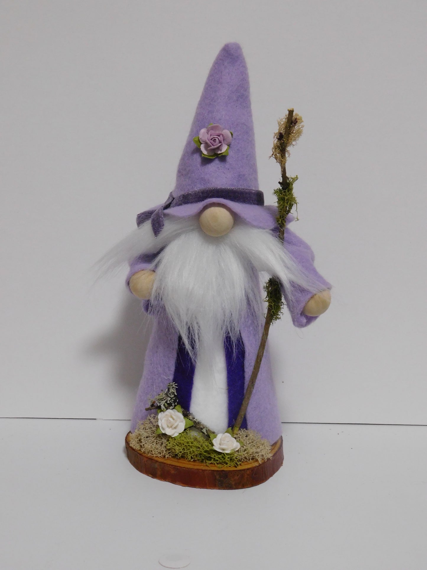 Woodland Wizard Gnome, Wizard Gnome. Purple Wizard, Gnome