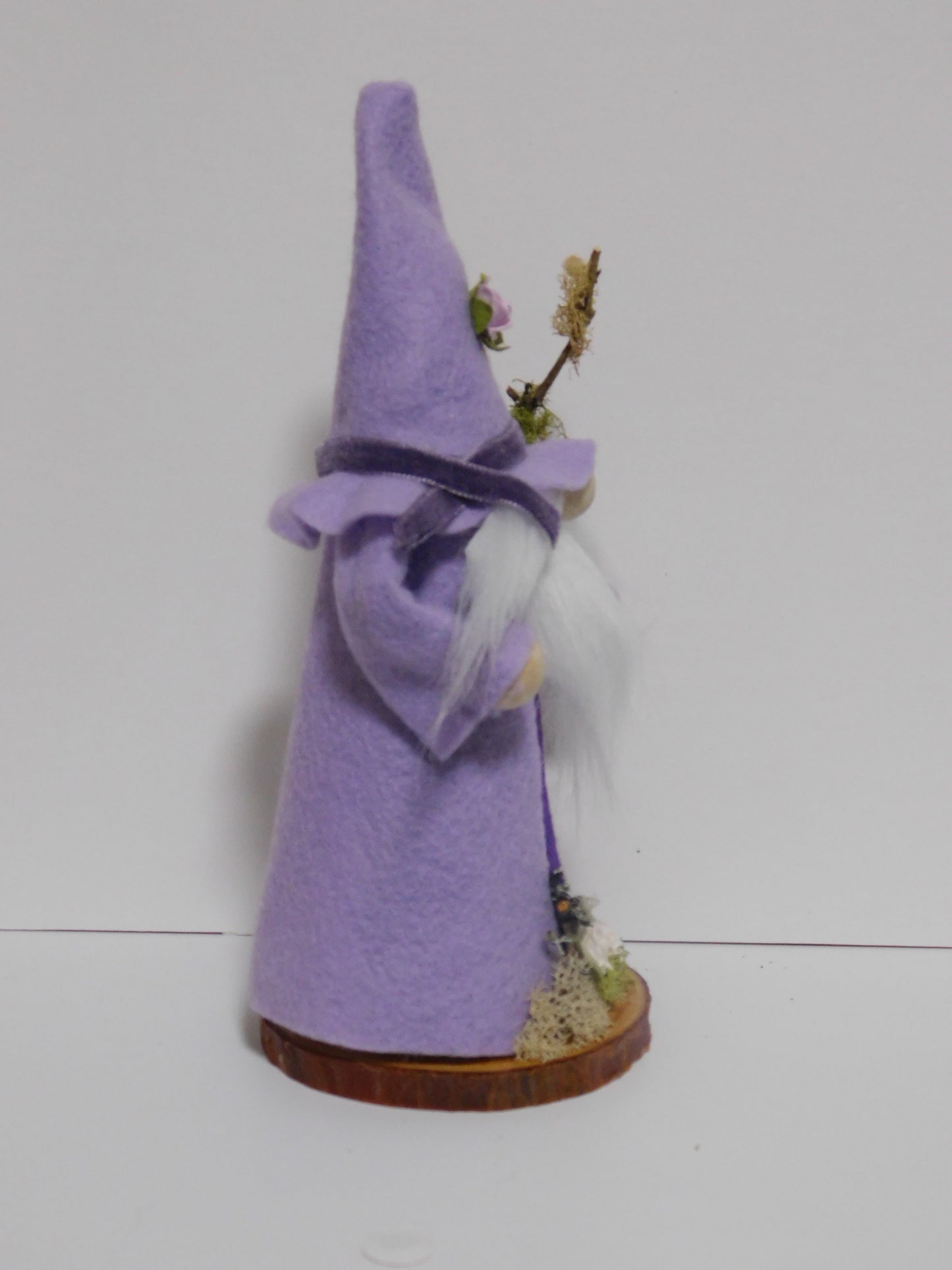 Woodland Wizard Gnome, Wizard Gnome. Purple Wizard, Gnome