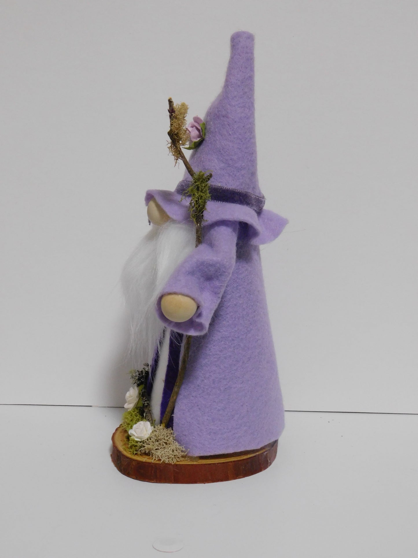 Woodland Wizard Gnome, Wizard Gnome. Purple Wizard, Gnome