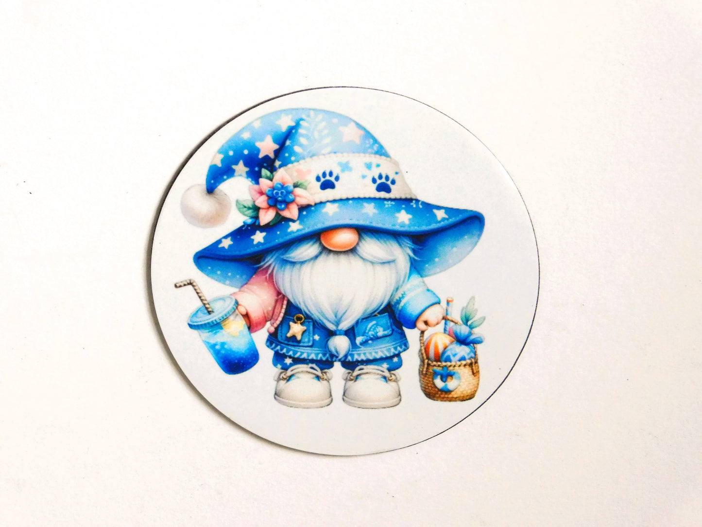 Magnet, Refrigerator magnets, Gnome magnets, Beach gnome magnet