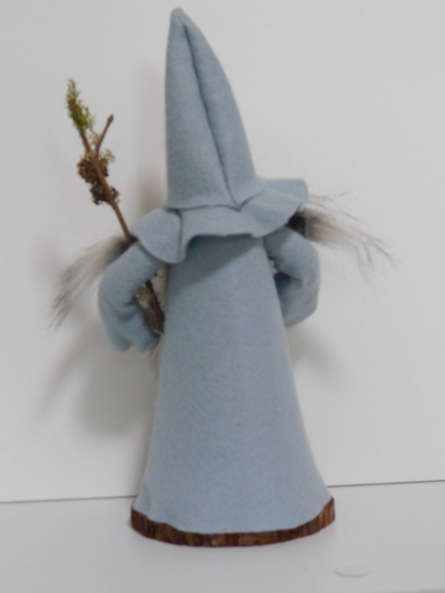 Woodland Wizard Gnome, Wizard gnome, Blue/Gray Wizard, Gnome