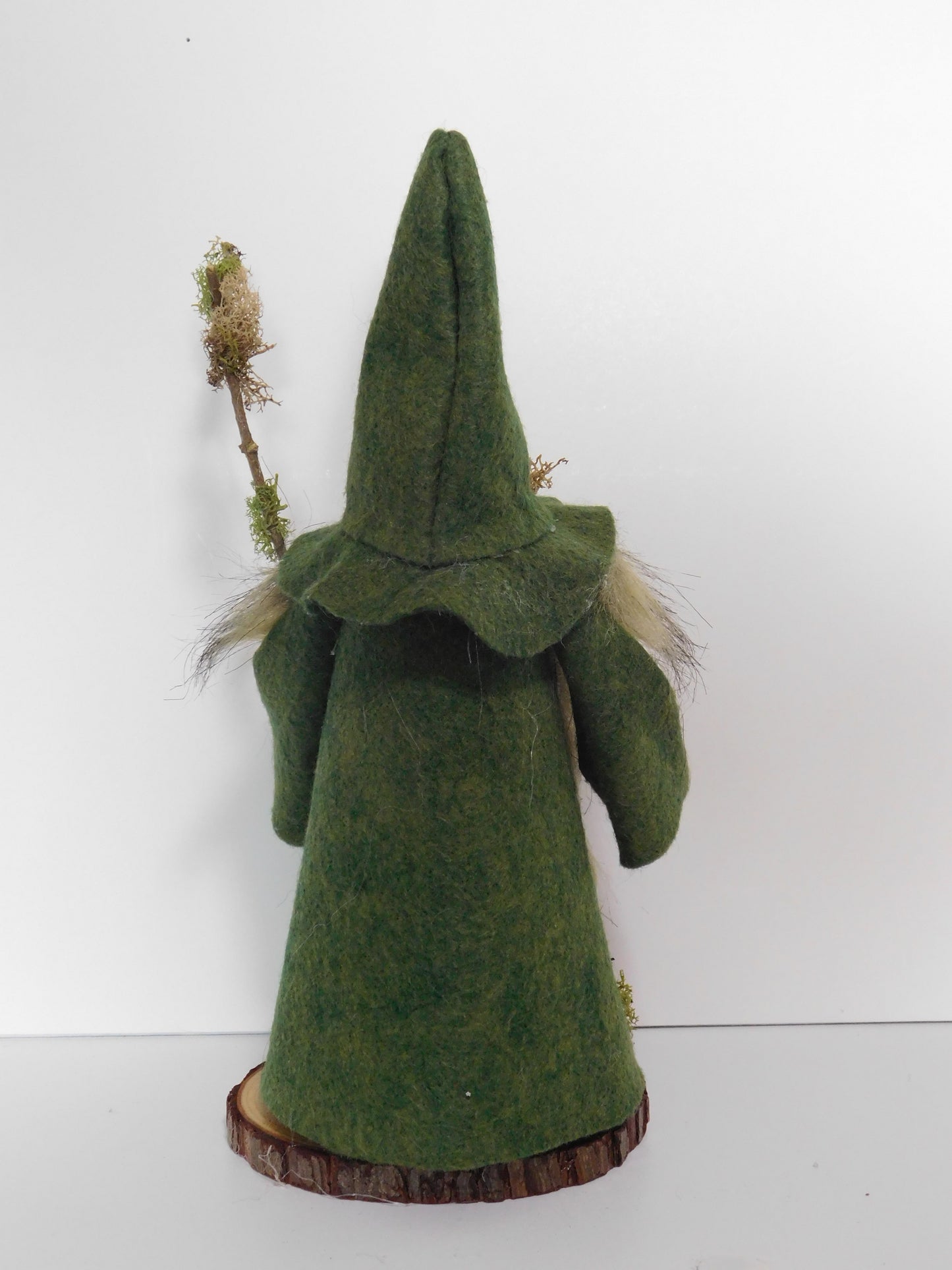 Woodland Wizard Gnome, Wizard gnome, Green Wizard, Gnome